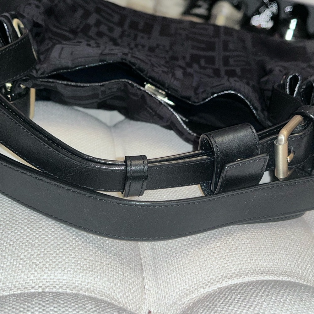 Givenchy Black Monogram Canvas Double Handle Hobo… - image 2